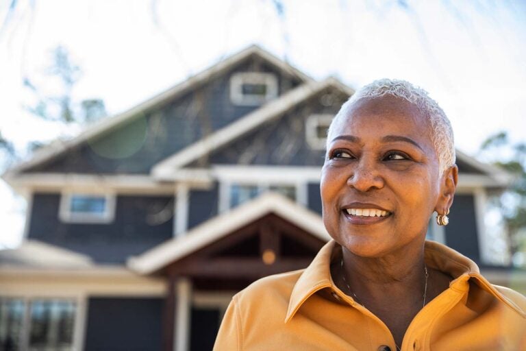 A woman considering home ownership in retirement