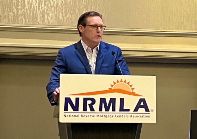 Scott Norman speaking at an NRMLA event