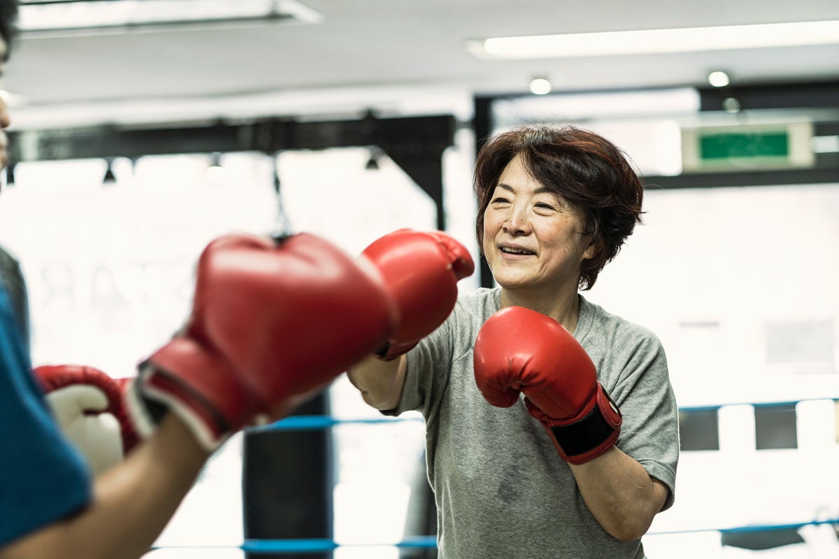 A boxing woman fights inflation with a reverse mortgage