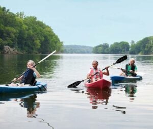 People finding fulfillment in kayaking in retirement