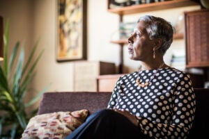 a woman experiencing loneliness in retirement